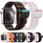 Cinturino per orologio xDfind in nylon intrecciato con chiusura a strappo., For Apple Watch 42 / 44 / 45 / 46 / 49mm, For Apple Watch 38 / 40 / 41 / S11 42mm