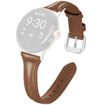 Cinturino per orologio xDfind Slim in vera pelle, For Google Pixel Watch 5 / 4 / 3 / 2 / 1 41mm, For Google Pixel Watch 5 / 4 / 3 45mm