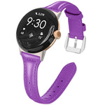 Cinturino per orologio xDfind Slim in vera pelle, For Google Pixel Watch 4 / 3 45mm, For Google Pixel Watch 4 / 3 / 2 / 1 41mm
