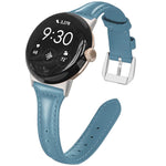 Cinturino per orologio xDfind Slim in vera pelle, For Google Pixel Watch 4 / 3 45mm, For Google Pixel Watch 4 / 3 / 2 / 1 41mm