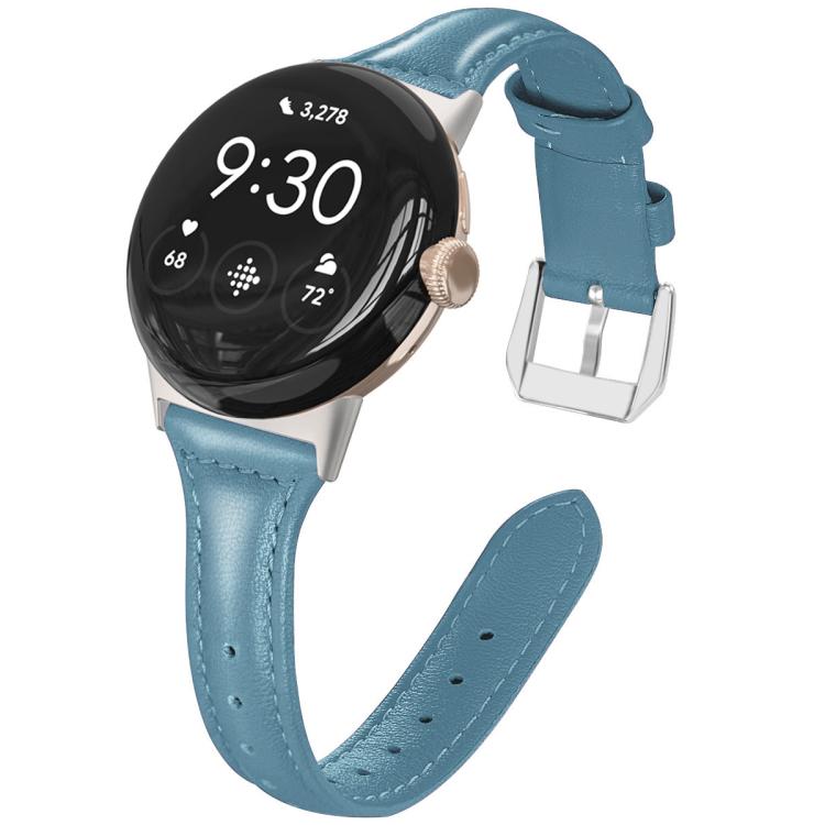 Cinturino per orologio xDfind Slim in vera pelle, For Google Pixel Watch 4 / 3 45mm, For Google Pixel Watch 4 / 3 / 2 / 1 41mm