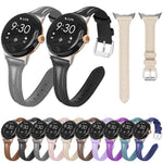 Cinturino per orologio xDfind Slim in vera pelle, For Google Pixel Watch 4 / 3 45mm, For Google Pixel Watch 4 / 3 / 2 / 1 41mm