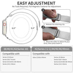 Cinturino per orologio xDfind in nylon intrecciato con nodo cinese e fibbia magnetica, For Apple Watch 42 / 44 / 45 / 46 / 49mm, For Apple Watch 38 / 40 / 41 / S11 42mm