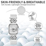 Cinturino per orologio xDfind in nylon intrecciato con nodo cinese e fibbia magnetica, For Apple Watch 42 / 44 / 45 / 46 / 49mm, For Apple Watch 38 / 40 / 41 / S11 42mm