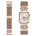 Cinturino per orologio xDfind in nylon intrecciato con nodo cinese e fibbia magnetica, For Apple Watch 42 / 44 / 45 / 46 / 49mm, For Apple Watch 38 / 40 / 41 / S11 42mm