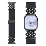 Cinturino per orologio xDfind in nylon intrecciato con nodo cinese e fibbia magnetica, For Apple Watch 42 / 44 / 45 / 46 / 49mm, For Apple Watch 38 / 40 / 41 / S11 42mm