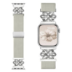 Cinturino per orologio xDfind in nylon intrecciato con nodo cinese e fibbia magnetica, For Apple Watch 42 / 44 / 45 / 46 / 49mm, For Apple Watch 38 / 40 / 41 / S11 42mm