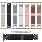 Cinturino per orologio xDfind in nylon intrecciato con nodo cinese e fibbia magnetica, For Apple Watch 42 / 44 / 45 / 46 / 49mm, For Apple Watch 38 / 40 / 41 / S11 42mm