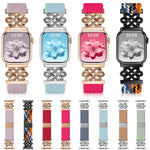 Cinturino per orologio xDfind in nylon intrecciato con nodo cinese e fibbia magnetica arcobaleno, For Apple Watch 42 / 44 / 45 / 46 / 49mm, For Apple Watch 38 / 40 / 41 / S11 42mm