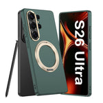 Custodia per telefono GKK ultra sottile in PC con copertura completa e supporto magnetico girevole., For Samsung Galaxy S26 Ultra 5G