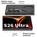 Custodia per telefono GKK ultra sottile in PC con copertura completa e supporto magnetico girevole., For Samsung Galaxy S26 Ultra 5G