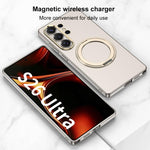 Custodia per telefono GKK ultra sottile in PC con copertura completa e supporto magnetico girevole., For Samsung Galaxy S26 Ultra 5G