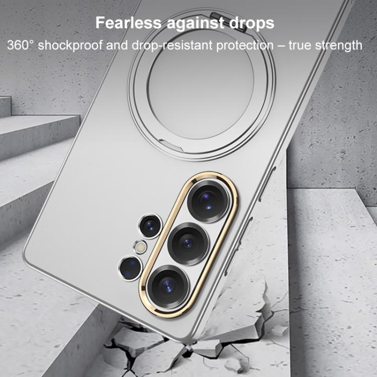 Custodia per telefono GKK ultra sottile in PC con copertura completa e supporto magnetico girevole., For Samsung Galaxy S26 Ultra 5G