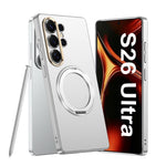 Custodia per telefono GKK ultra sottile in PC con copertura completa e supporto magnetico girevole., For Samsung Galaxy S26 Ultra 5G