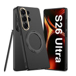 Custodia per telefono GKK ultra sottile in PC con copertura completa e supporto magnetico girevole., For Samsung Galaxy S26 Ultra 5G