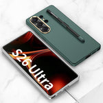 Custodia per telefono GKK ultra sottile in PC a copertura totale con scomparto per penna e stilo, For Samsung Galaxy S26 Ultra 5G