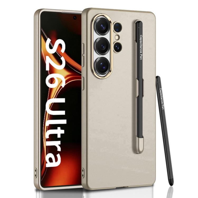 Custodia per telefono GKK ultra sottile in PC a copertura totale con scomparto per penna e stilo, For Samsung Galaxy S26 Ultra 5G