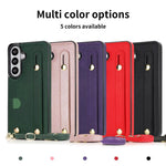 Custodia per telefono quadrata con cinturino da polso e tracolla, For Samsung Galaxy S26+ 5G, For Samsung Galaxy S26 Ultra 5G, For Samsung Galaxy S26 5G