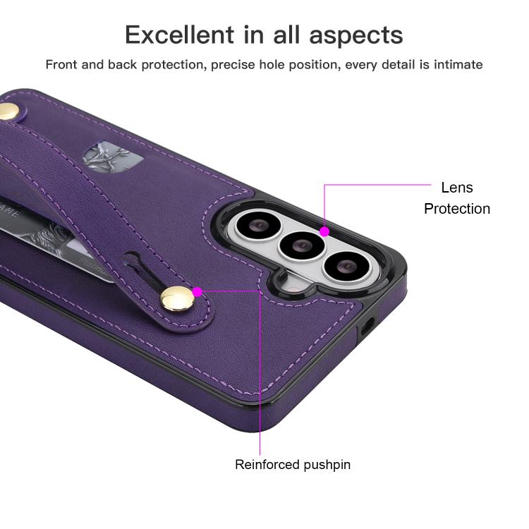 Custodia per telefono quadrata con cinturino da polso e tracolla, For Samsung Galaxy S26+ 5G, For Samsung Galaxy S26 Ultra 5G, For Samsung Galaxy S26 5G