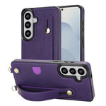 Custodia per telefono quadrata con cinturino da polso e tracolla, For Samsung Galaxy S26+ 5G, For Samsung Galaxy S26 Ultra 5G, For Samsung Galaxy S26 5G