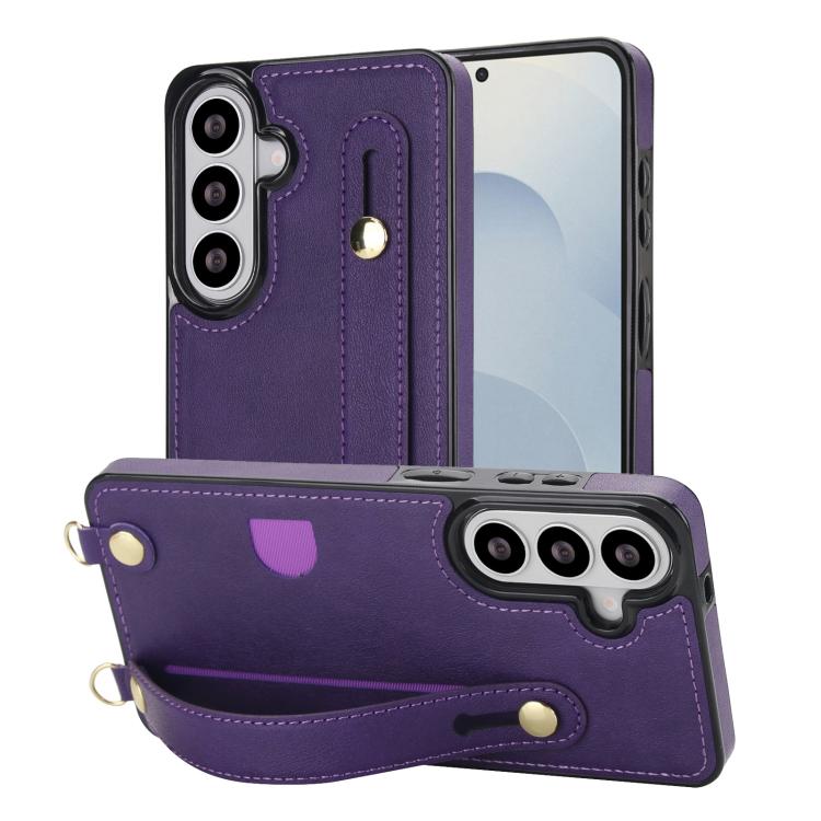 Custodia per telefono quadrata con cinturino da polso e tracolla, For Samsung Galaxy S26+ 5G, For Samsung Galaxy S26 Ultra 5G, For Samsung Galaxy S26 5G