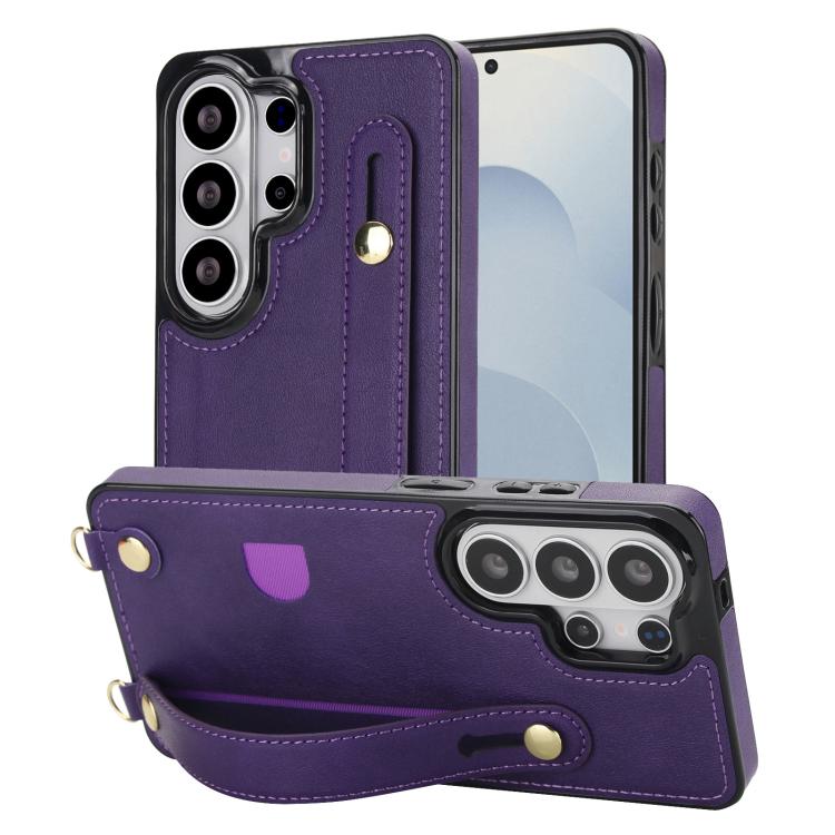 Custodia per telefono quadrata con cinturino da polso e tracolla, For Samsung Galaxy S26+ 5G, For Samsung Galaxy S26 Ultra 5G, For Samsung Galaxy S26 5G