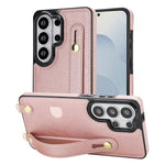 Custodia per telefono quadrata con cinturino da polso e tracolla, For Samsung Galaxy S26+ 5G, For Samsung Galaxy S26 Ultra 5G, For Samsung Galaxy S26 5G