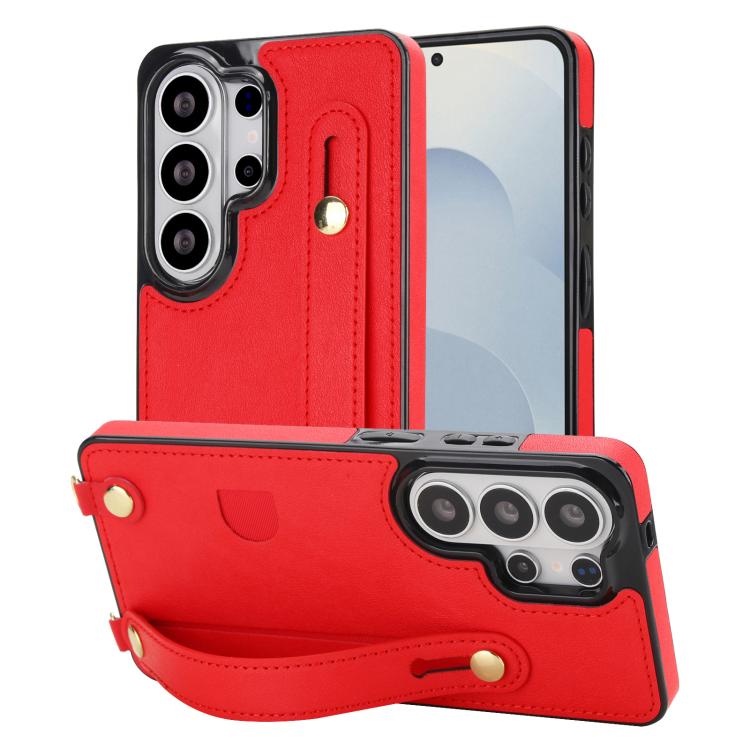 Custodia per telefono quadrata con cinturino da polso e tracolla, For Samsung Galaxy S26+ 5G, For Samsung Galaxy S26 Ultra 5G, For Samsung Galaxy S26 5G