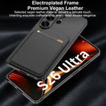 Portafoglio magnetico GKK in similpelle effetto pelle con porta carte e custodia divisa per telefono., For Samsung Galaxy S26 Ultra 5G