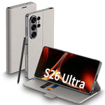 Custodia a libro per cellulare GKK in pelle galvanizzata, For Samsung Galaxy S26 Ultra 5G