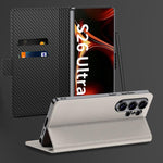 Custodia a libro per cellulare GKK in pelle galvanizzata, For Samsung Galaxy S26 Ultra 5G