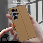 Custodia a libro per cellulare GKK in pelle galvanizzata, For Samsung Galaxy S26 Ultra 5G