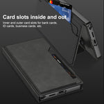 Custodia a libro GKK in pelle opaca con foro grande, For Samsung Galaxy S26 Ultra 5G