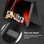 Custodia a libro GKK in pelle opaca con foro grande, For Samsung Galaxy S26 Ultra 5G