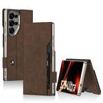 Custodia a libro GKK in pelle opaca con foro grande, For Samsung Galaxy S26 Ultra 5G