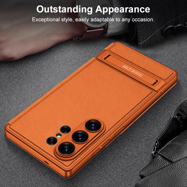 Custodia in pelle ultra sottile GKK Triumph senza penna, For Samsung Galaxy S26 Ultra 5G