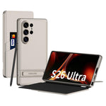 Custodia in pelle ultra sottile GKK Triumph senza penna, For Samsung Galaxy S26 Ultra 5G