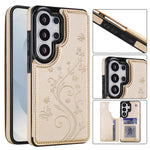 Custodia per telefono in PU con doppia fibbia e motivo a farfalla in rilievo, For Samsung Galaxy S26+ 5G, For Samsung Galaxy S26 Ultra 5G