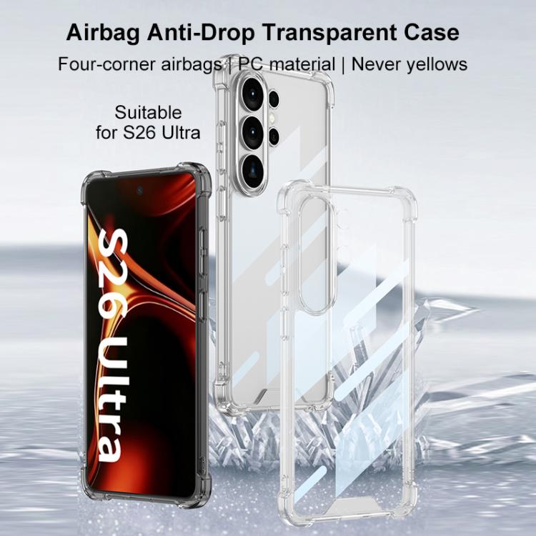 Custodia per telefono GKK Airbag antiurto in PC, For Samsung Galaxy S26 Ultra 5G