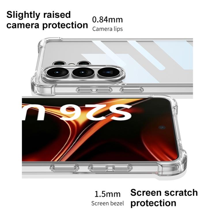 Custodia per telefono GKK Airbag antiurto in PC, For Samsung Galaxy S26 Ultra 5G