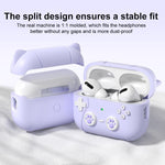 Custodia per auricolari in silicone XDcase con design retrò a forma di gatto., For AirPods Pro 3, For AirPods 4, For AirPods Pro 2 / 1