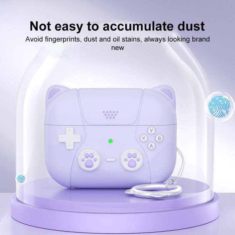 Custodia per auricolari in silicone XDcase con design retrò a forma di gatto., For AirPods Pro 3, For AirPods 4, For AirPods Pro 2 / 1