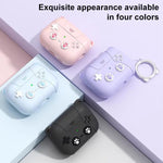 Custodia per auricolari in silicone XDcase con design retrò a forma di gatto., For AirPods Pro 3, For AirPods 4, For AirPods Pro 2 / 1