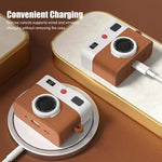 Custodia per auricolari in silicone XDcase in stile fotocamera retrò., For AirPods Pro 3, For AirPods 4, For AirPods Pro 2