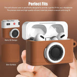 Custodia per auricolari in silicone XDcase in stile fotocamera retrò., For AirPods Pro 3, For AirPods 4, For AirPods Pro 2