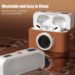 Custodia per auricolari in silicone XDcase in stile fotocamera retrò., For AirPods Pro 3, For AirPods 4, For AirPods Pro 2