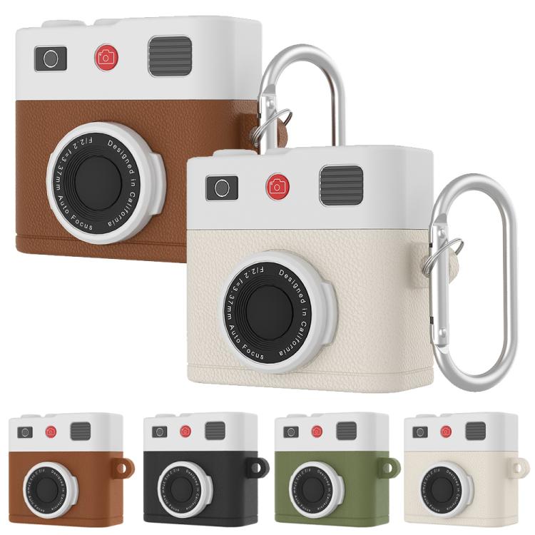 Custodia per auricolari in silicone XDcase in stile fotocamera retrò., For AirPods Pro 3, For AirPods 4, For AirPods Pro 2