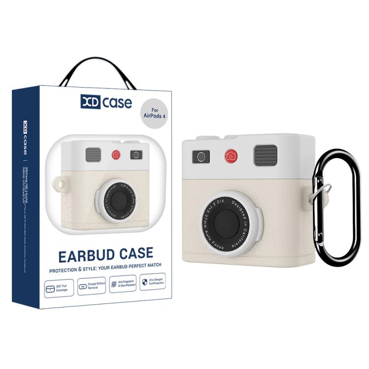 Custodia per auricolari in silicone XDcase in stile fotocamera retrò., For AirPods Pro 3, For AirPods 4, For AirPods Pro 2