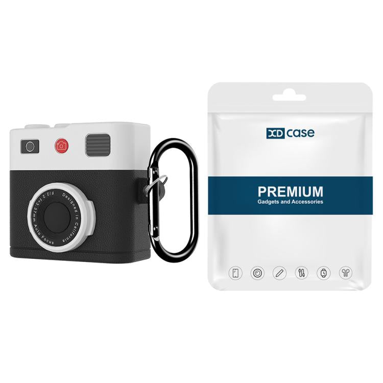 Custodia per auricolari in silicone XDcase in stile fotocamera retrò., For AirPods Pro 3, For AirPods 4, For AirPods Pro 2