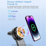 TOTU CW-1-W Base di ricarica wireless magnetica 3 in 1 per telefono, auricolari e orologio, CW-1-W